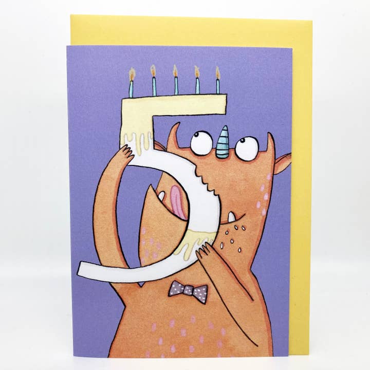 Ziemlich nette Monster - Alles Gute zum 5. Geburtstag für den Großhandel von Holly Swain