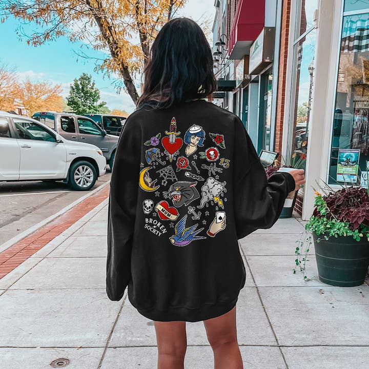 LIMITATA: Felpa per la Giornata mondiale del tatuaggio (unisex) per la vendita all'ingrosso da parte di Broken Society