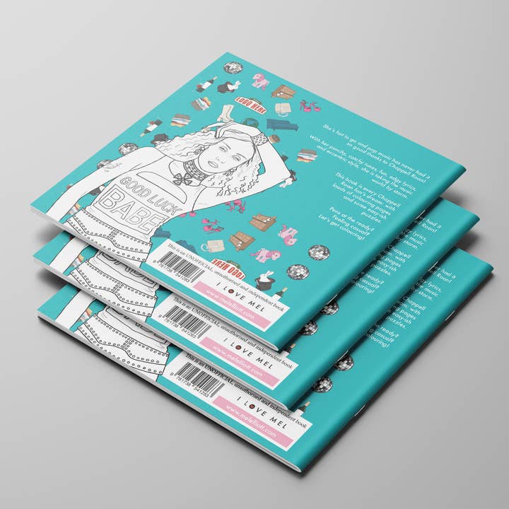 I Love Mel - Wholesale Coloring & Activity Book - Adult - Colour Me Good Chappell Roan - Chappell Roan coloring book2