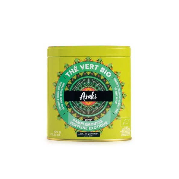 Organic Green Tea Grapefruit Exotic Verbena 100g for wholesale by terre d'Oc