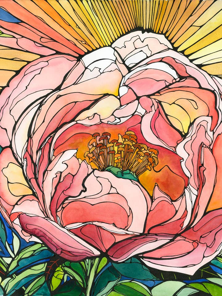 Glorious card for wholesale by Mattie Rose Art