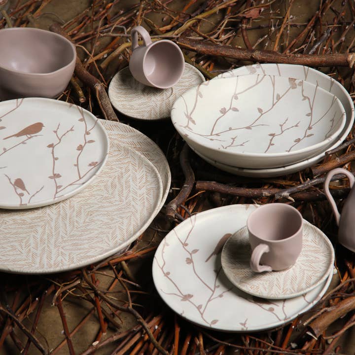 Ivory Organic Expresso coffee cup and Saucer 4.06 Oz Luar for wholesale on Faire3