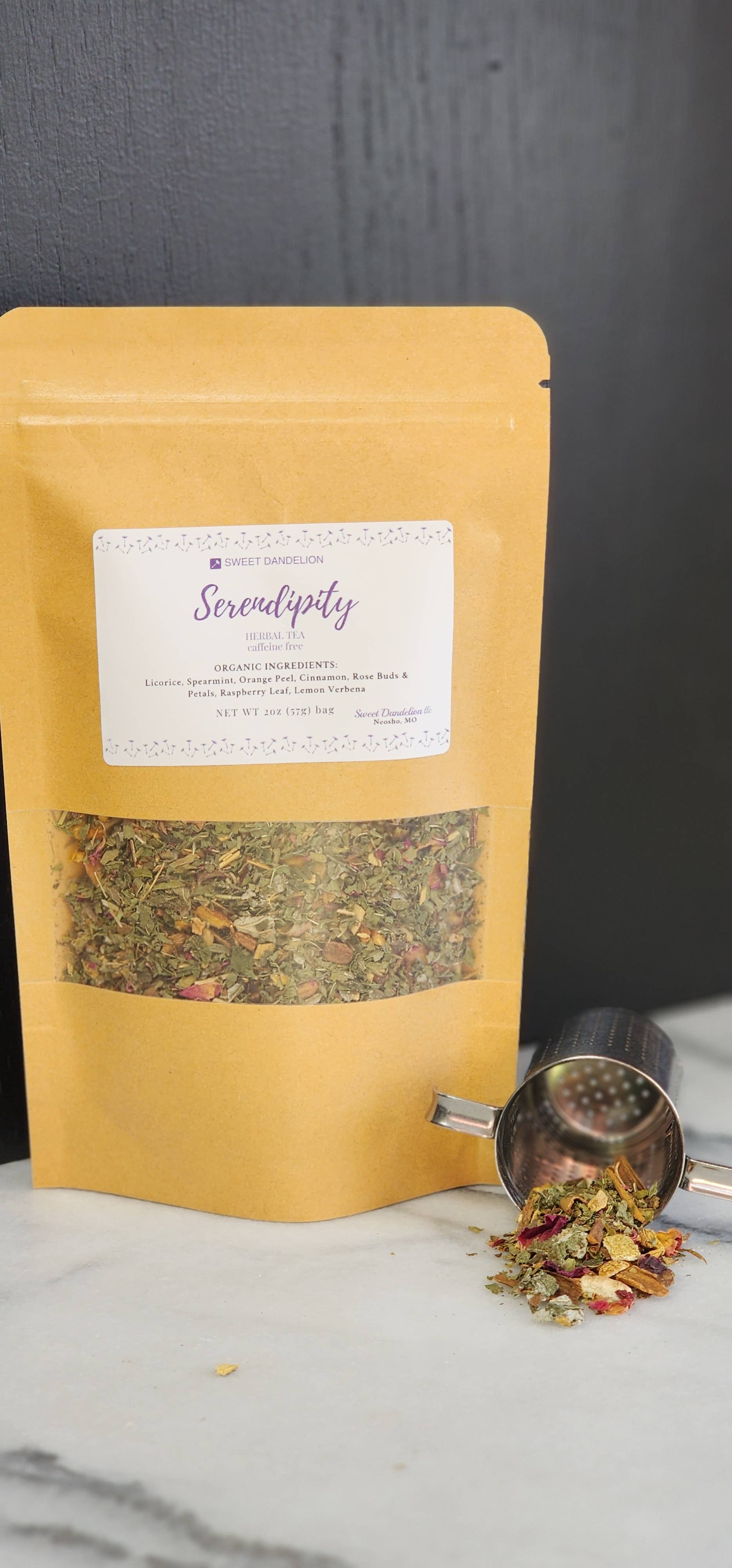 Sweet Dandelion, llc - Wholesale Loose Tea - Serendipity Herbal Tea6