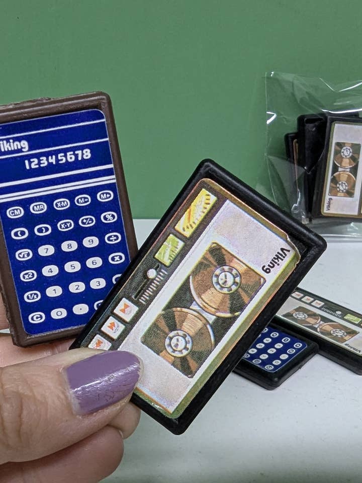 Play calculator and cassette tape for wholesale by vintagegoodies