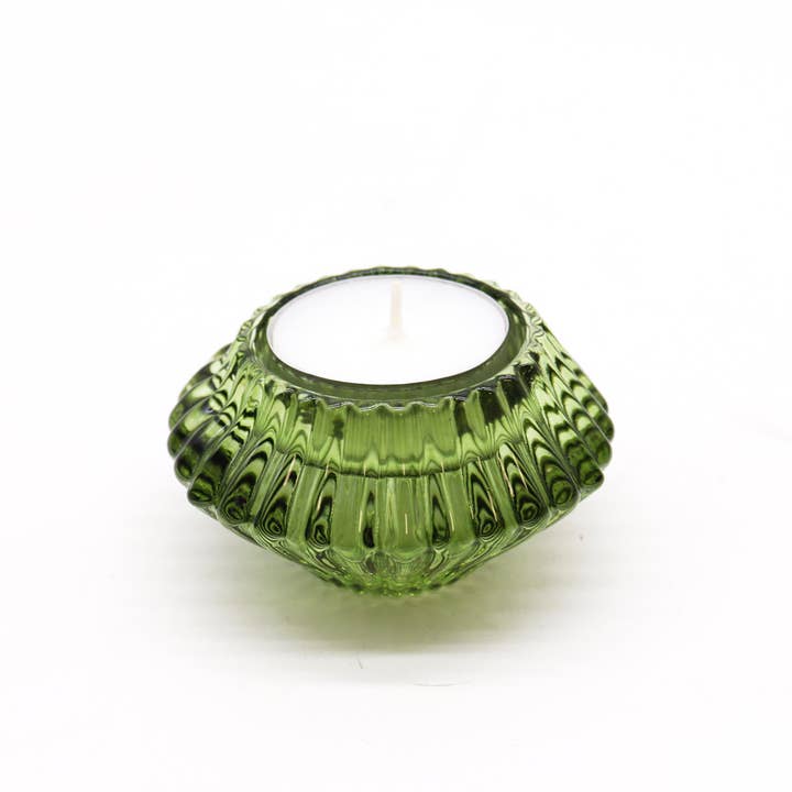 Ancient Wisdom - Wholesale Candle Holder - Flower Flip Candle / Tealight Holder - Garden Jade2