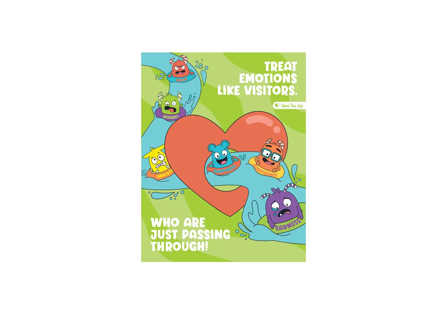 Open The Joy - Wholesale Poster - Emotions Poster Pack4