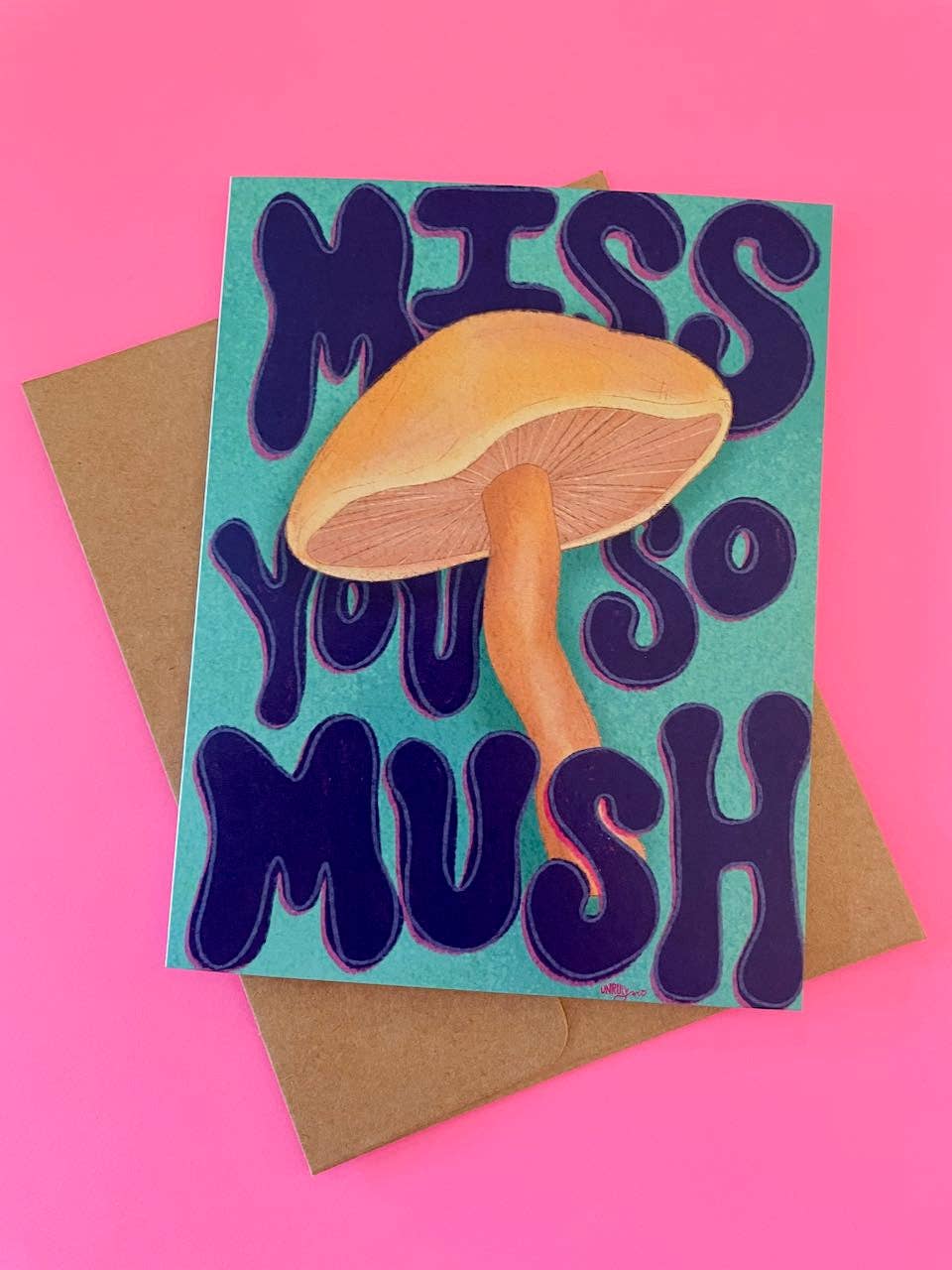 Unruly Wit - Wholesale Love Card - Miss You So Mush Card1