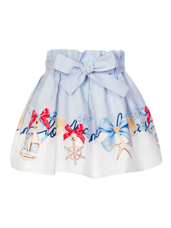 Gonna Azzurra Chiara per la vendita all'ingrosso da parte di Balloon Chic