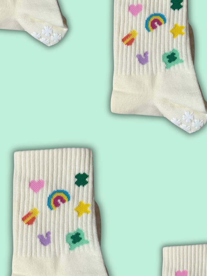 MollyGraceGripSocks - Wholesale Socks - Women's - LUCKY CHARMS grip sock0