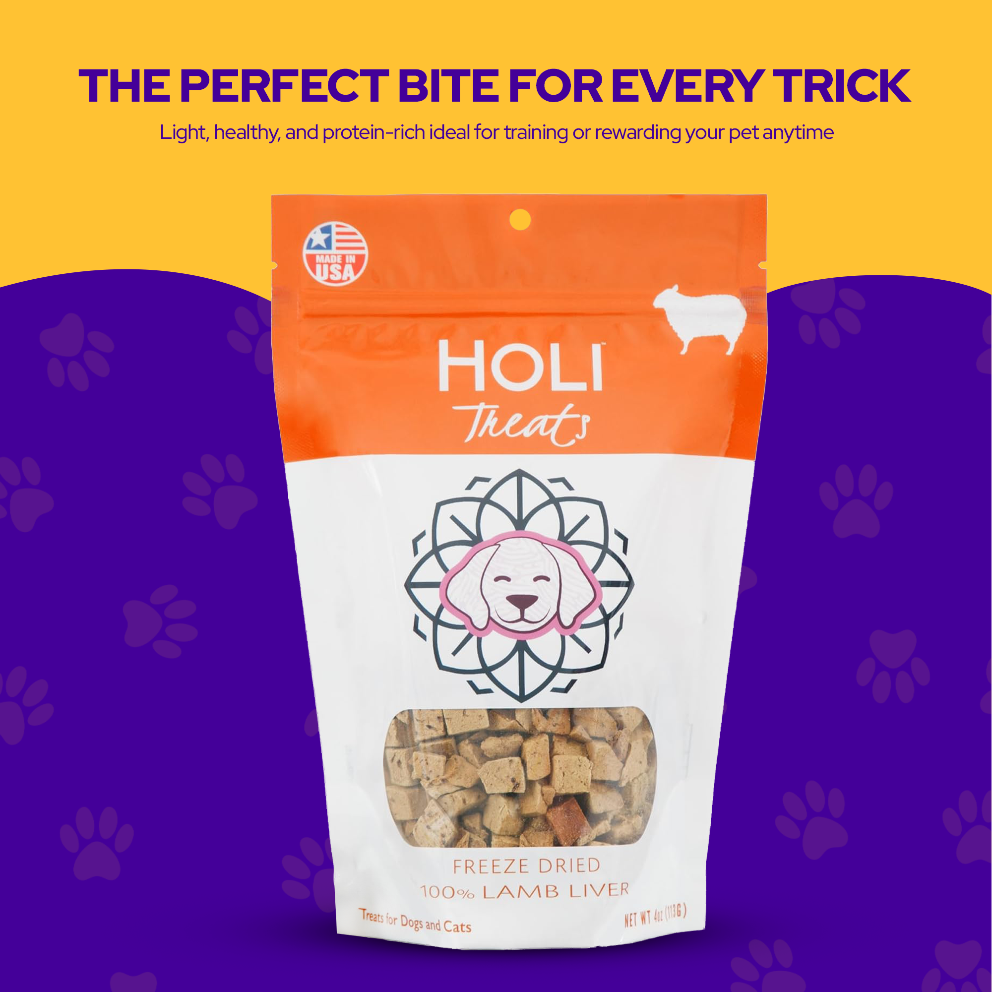 HOLI - Wholesale Pet Treats - Dog - Lamb Liver Dog Treats - All Natural - Freeze Dried5