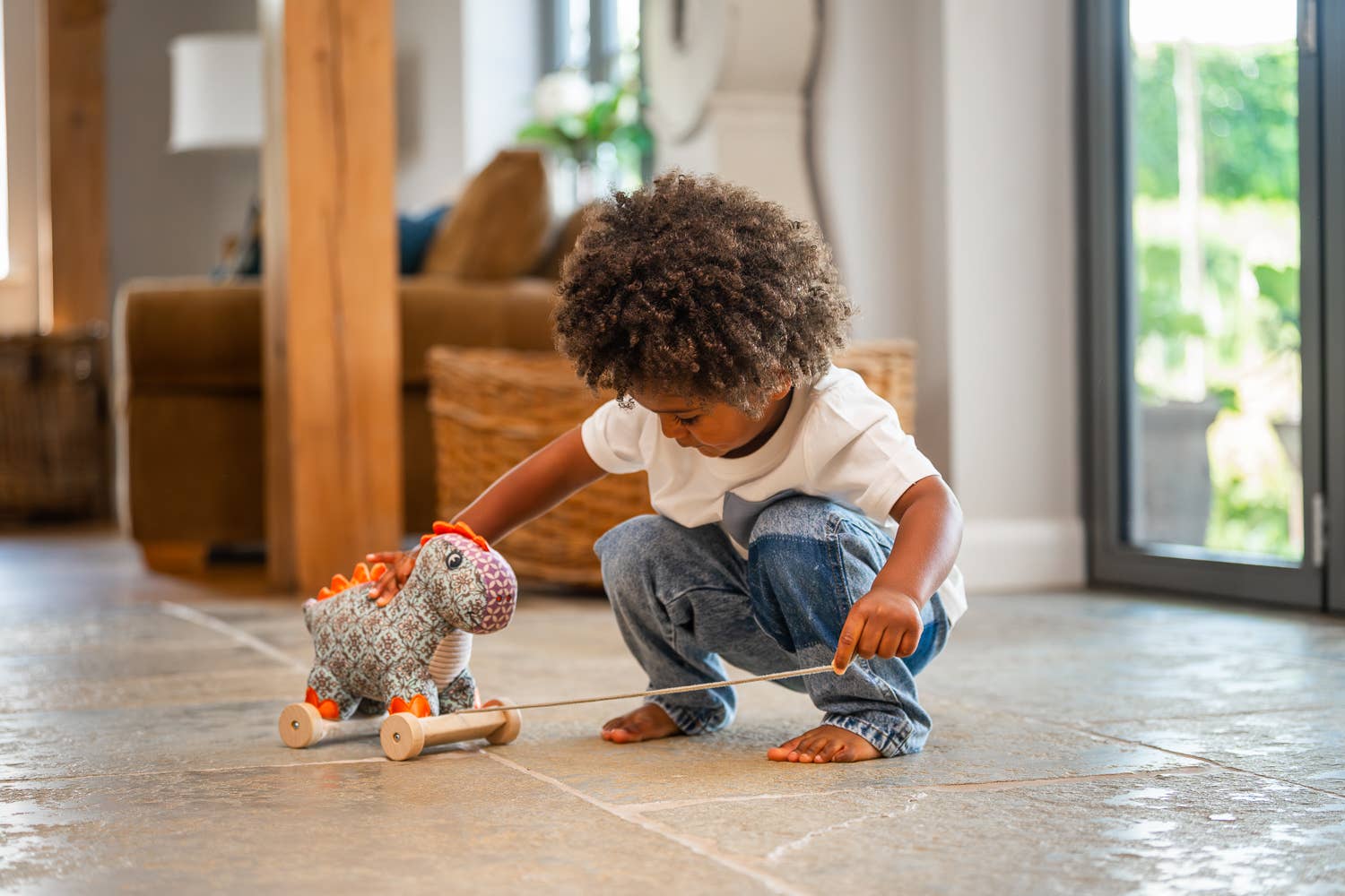 Little Bird Told Me Uk – wholesale Classic toy – Kids – Digley Dinosaur Pull Along Toy - children's toys, wooden toy2