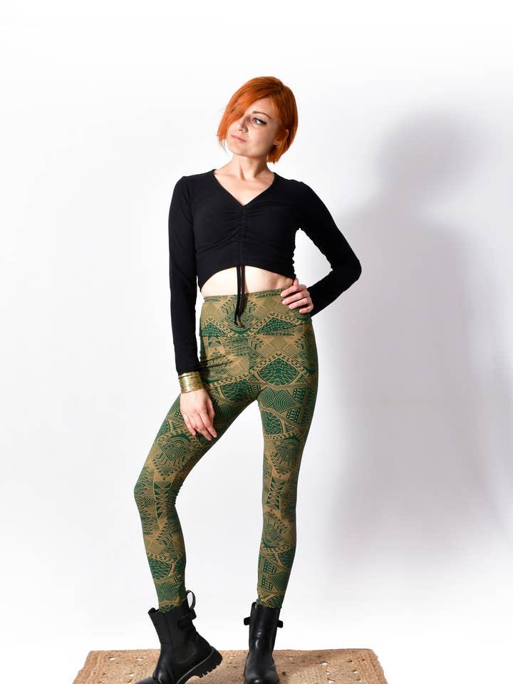 Calças de Yoga & Desporto Recuperadas Selena por atacado de Humanity Centred Designs