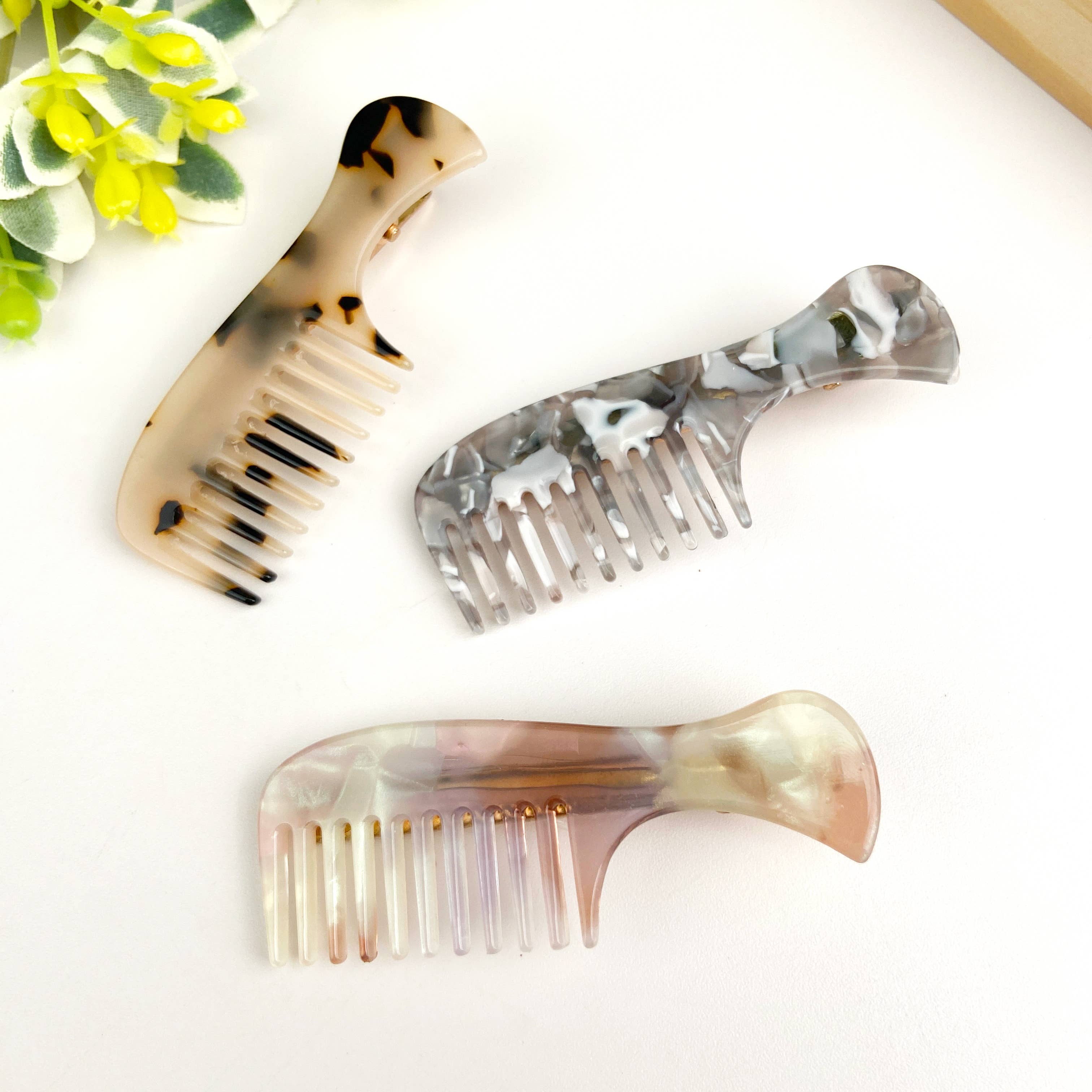 SoapElenGlen – wholesale Hair clip – Women’s – Acetate Mini Comb Hair Clip6