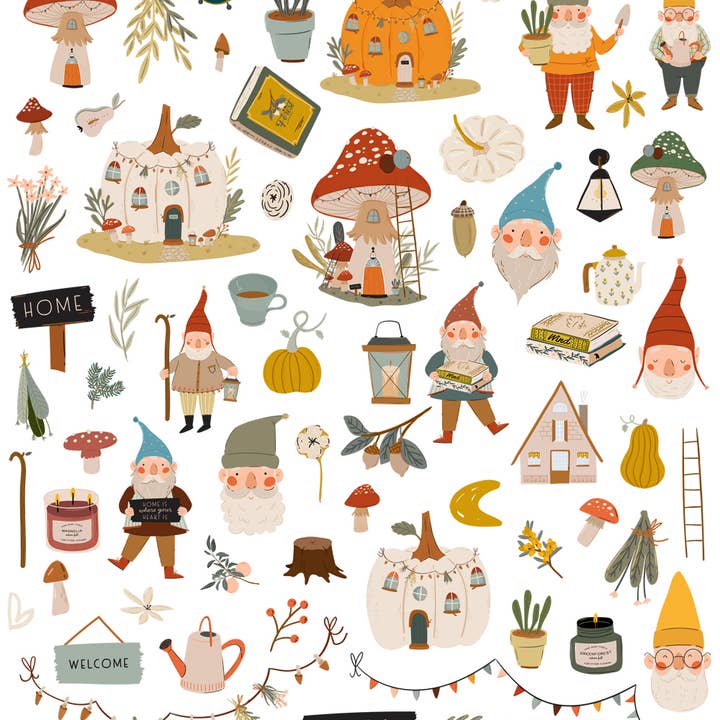 Fancy Pants Designs - Wholesale Craft Supplies - Enchanted Garden - Gnome Ephemera1