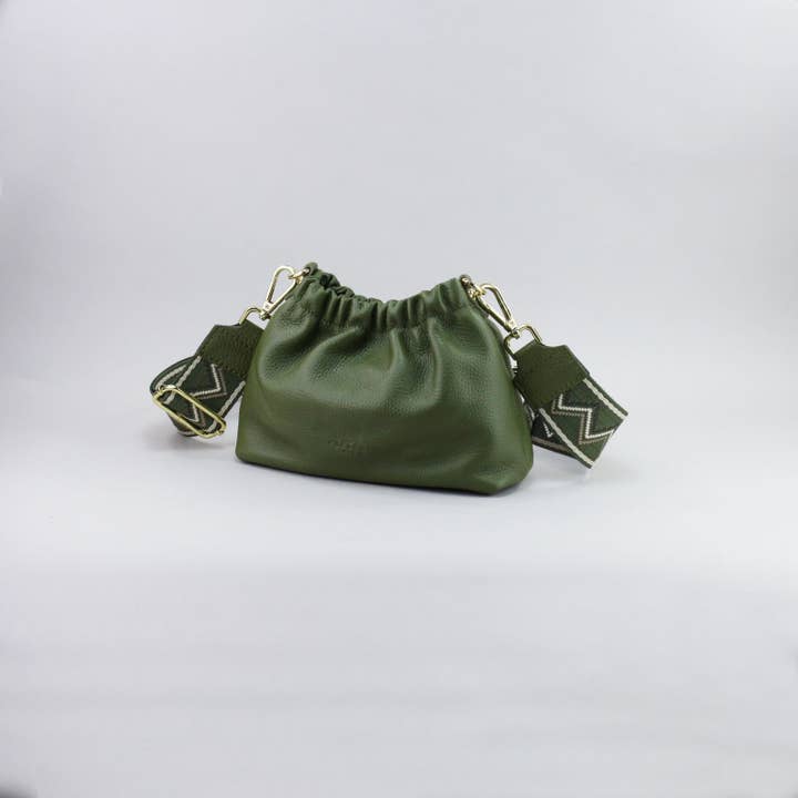 Frederic T. - Wholesale Top Handle Bag - Women's - 592923 Khaki - leather handbag