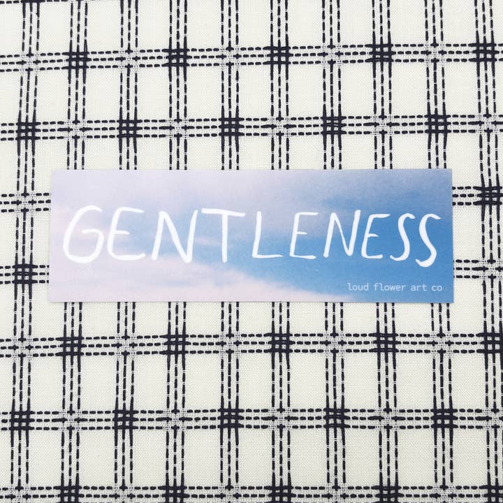 Gentleness Sticker for wholesale by Loud Flower Art Co