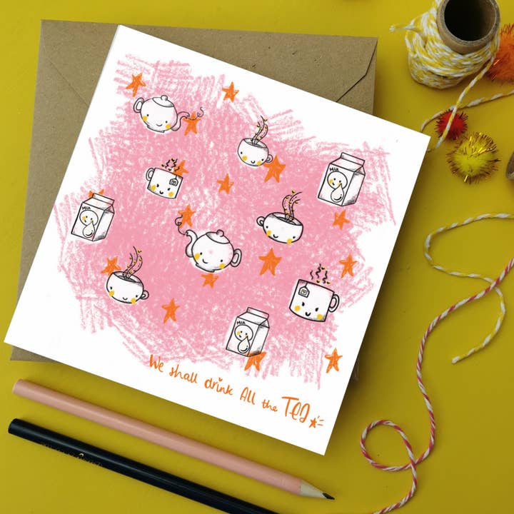 Yellow Deer Designs – wholesale Sympathy card – Thinking of you, miss you, just because, sympathy card1