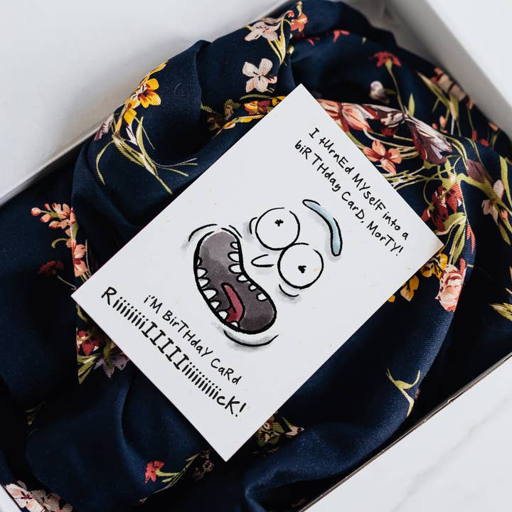 Aaron Millard Illustration - Vente Cartes d'anniversaire - Carte d'anniversaire « Je suis grand-père Richard » - Carte d'anniversaire Science Duo4