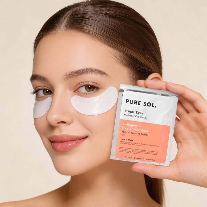 PURE SOL. - Wholesale Eye Treatment Mask - Bright Eyes Collagen Eye Mask - Single Sachet13