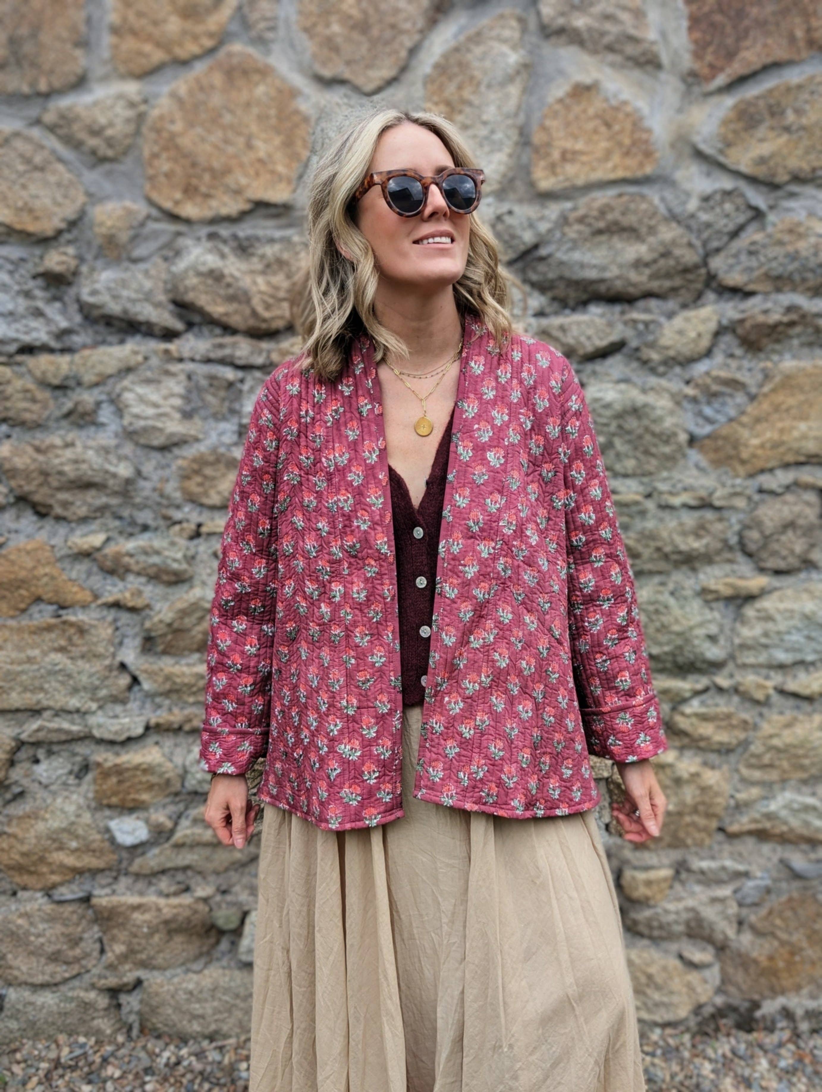 LNH EDIT - Wholesale Jacket - Women's - Lory Pink Quilted Jacket3