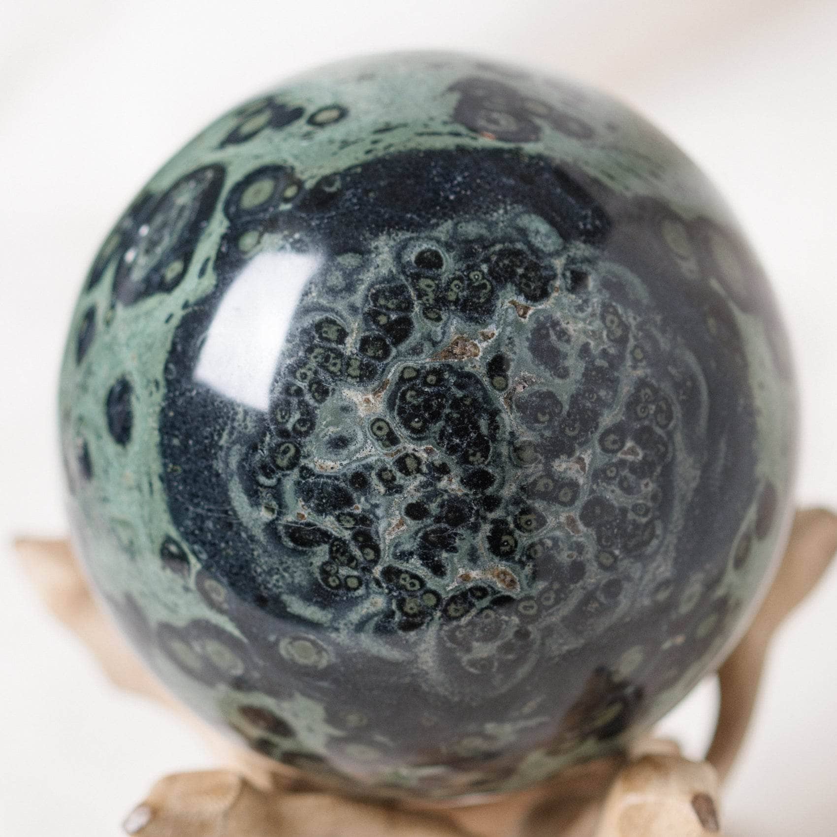 Tiny Rituals - Wholesale Spiritual Stone/Crystal - Kambaba Jasper Sphere - AAA Premium Quality49