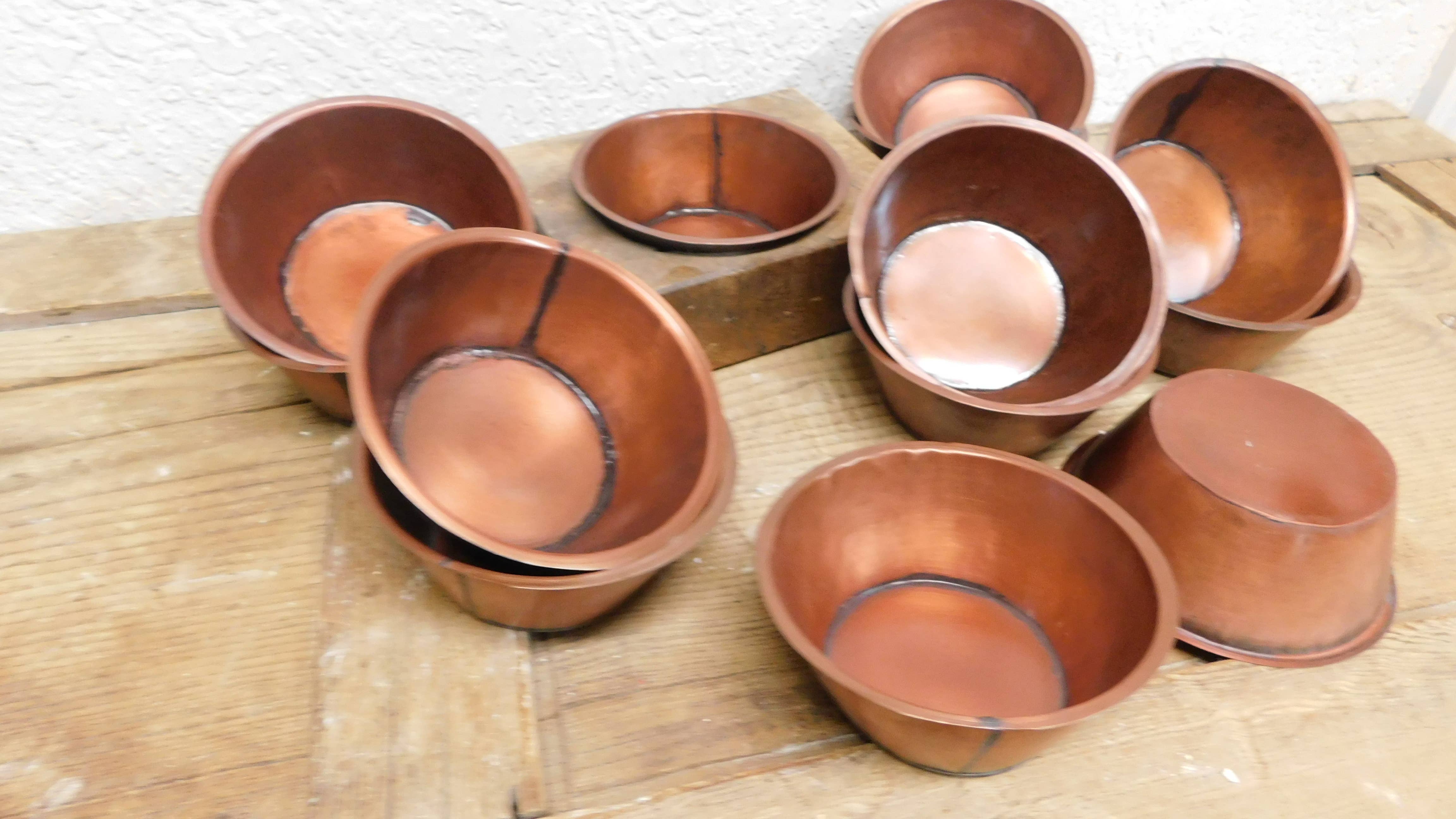 My Amigos Imports - Wholesale Candle Holder - Cheese Mold Tin Inserts-Copper Tone-Cheese Mold Insert-NEW3