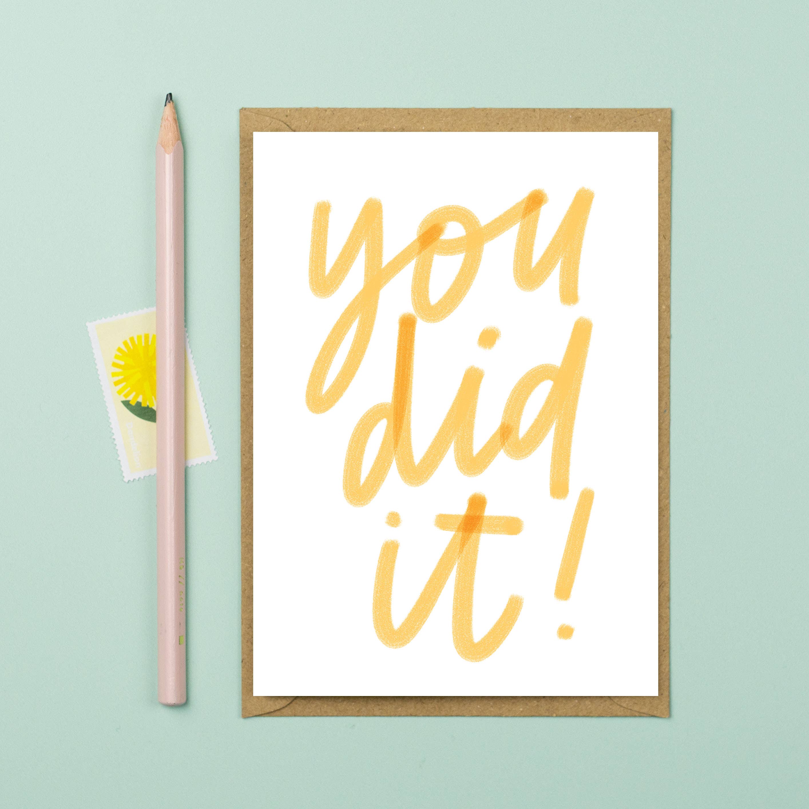 Letterbox Lane - Wholesale Congratulations Card - You did it! celebration card Exam results card