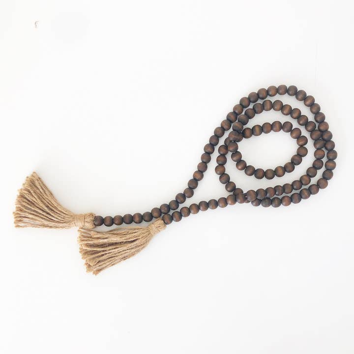 Foundations Decor - Wholesale Bunting/Garland - Wood Bead Garlands - classic colors and shapes20