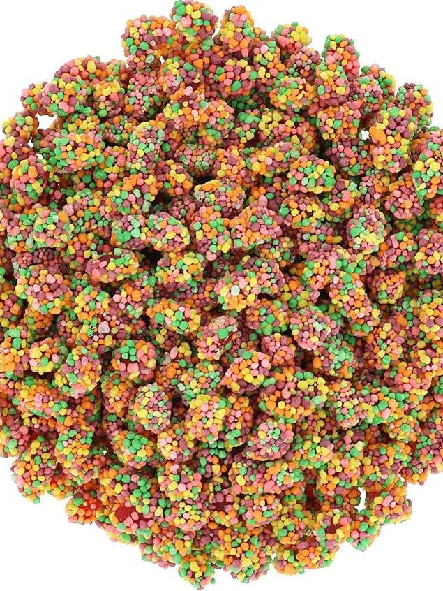 (S2-06) Nous-Gros-Nerds Grappes Gélifiées Arc-en-ciel 5lb (2,2 kgx1) pour la vente par iSweet.ca