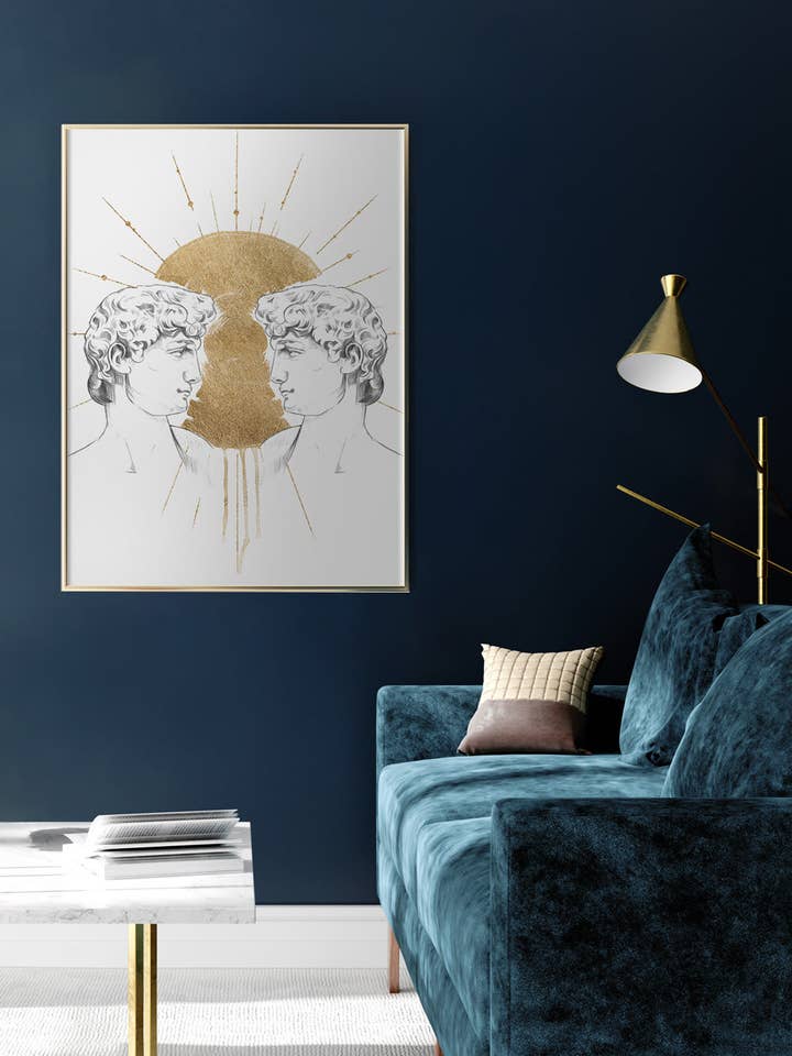 Stampa artistica da parete Narcissus per la vendita all'ingrosso da parte di We Love Prints