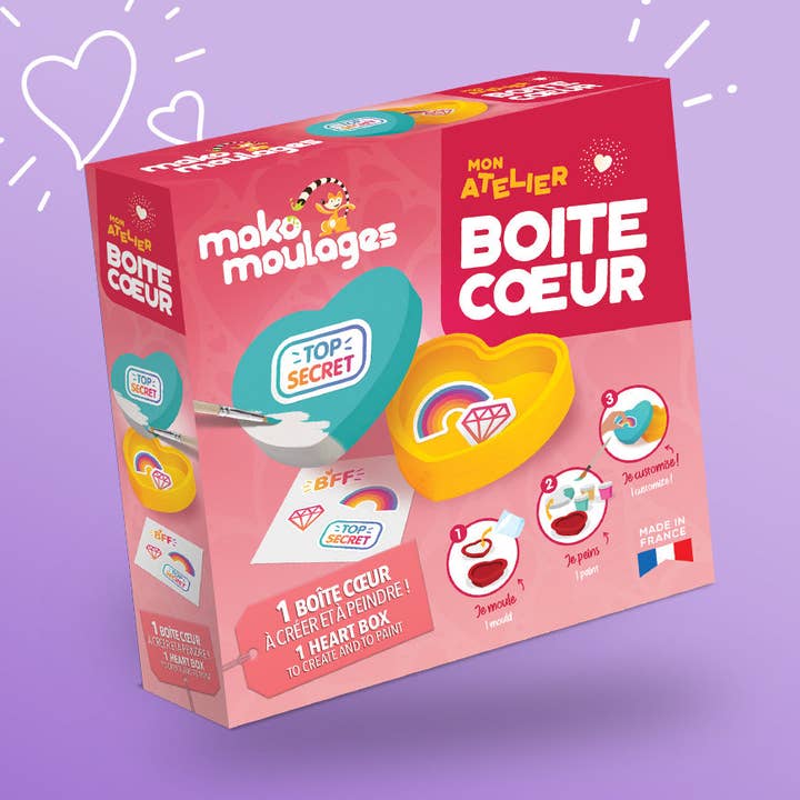 Modellini Mako My Studio Heart Box/Kit creativo per la vendita all'ingrosso da parte di Mako Créations