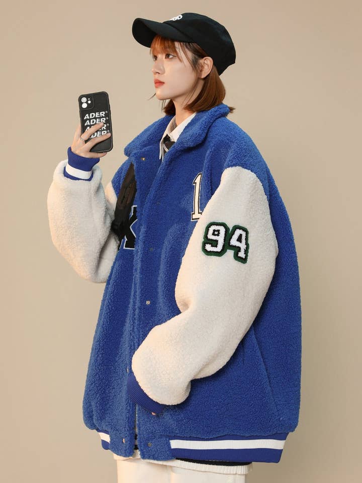 Kvinders År 94 Pels Varsity Jakke for engroshandel hos niepce