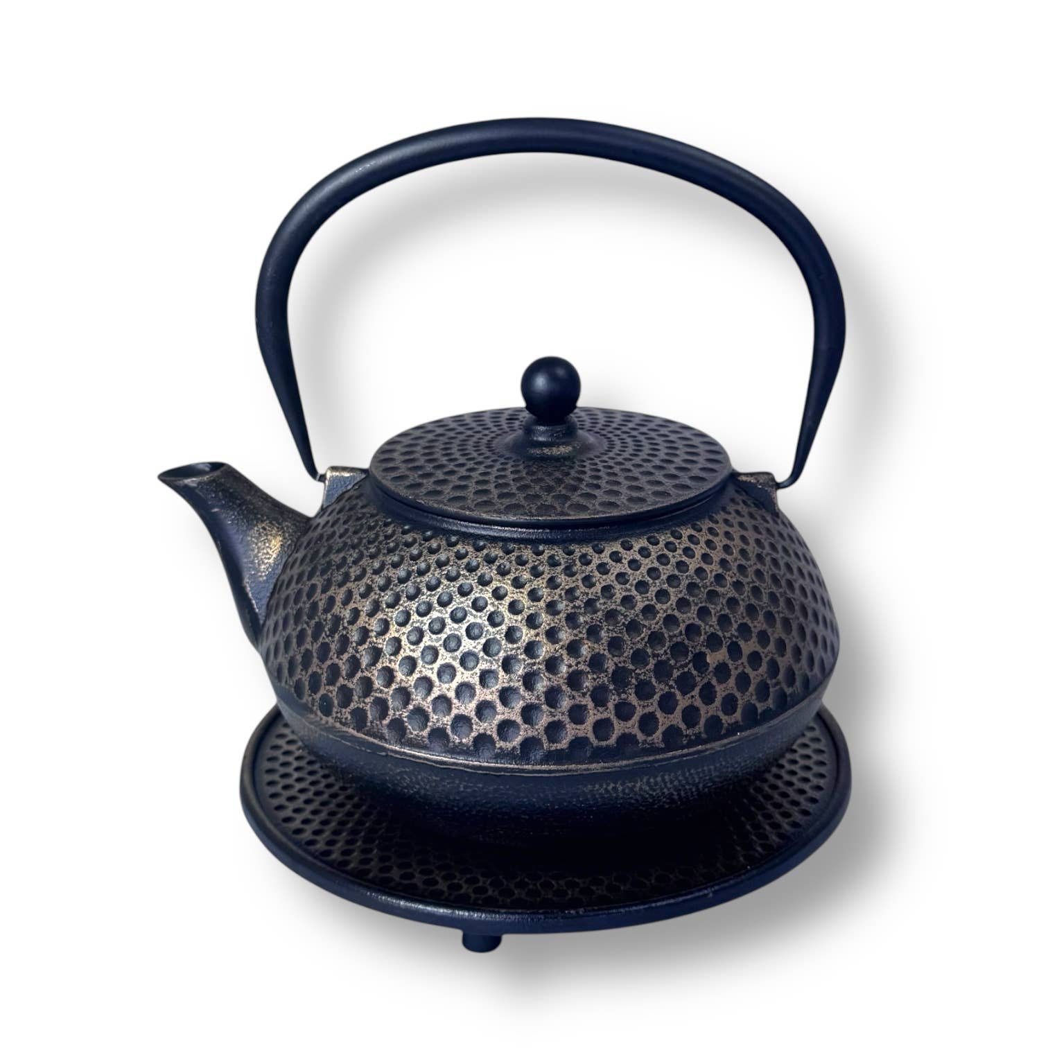 Ja-Unendlich - Wholesale Tea Pot - Cast Iron Teapot Arora with Concave Pattern 0.9l1