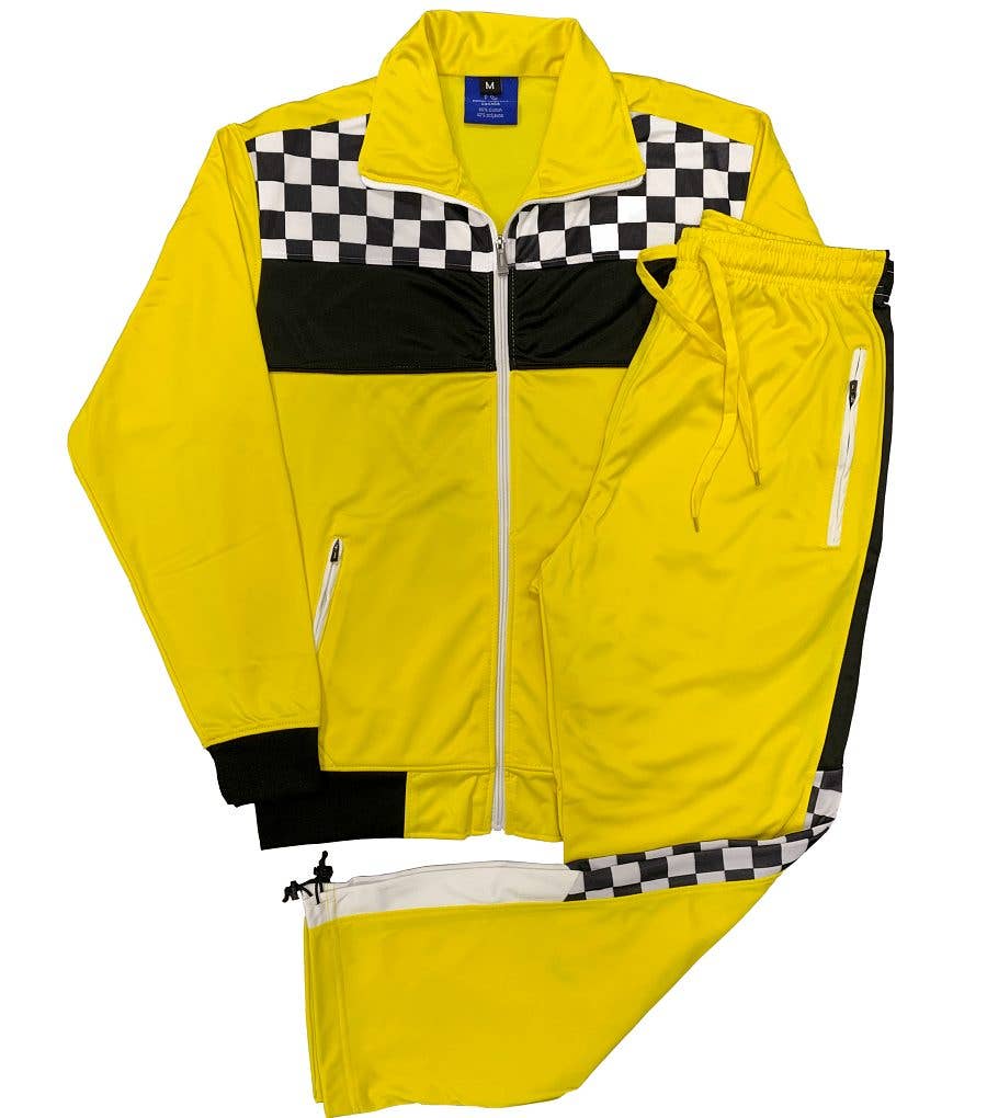 Royal Threads - Wholesale Tracksuit - Men's - Men's Checker Boxed Tracksuit: Jacket & Jogging Pants Set1