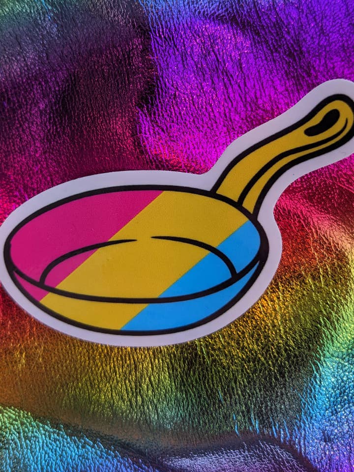Pan Sticker for wholesale by Sapphic Space