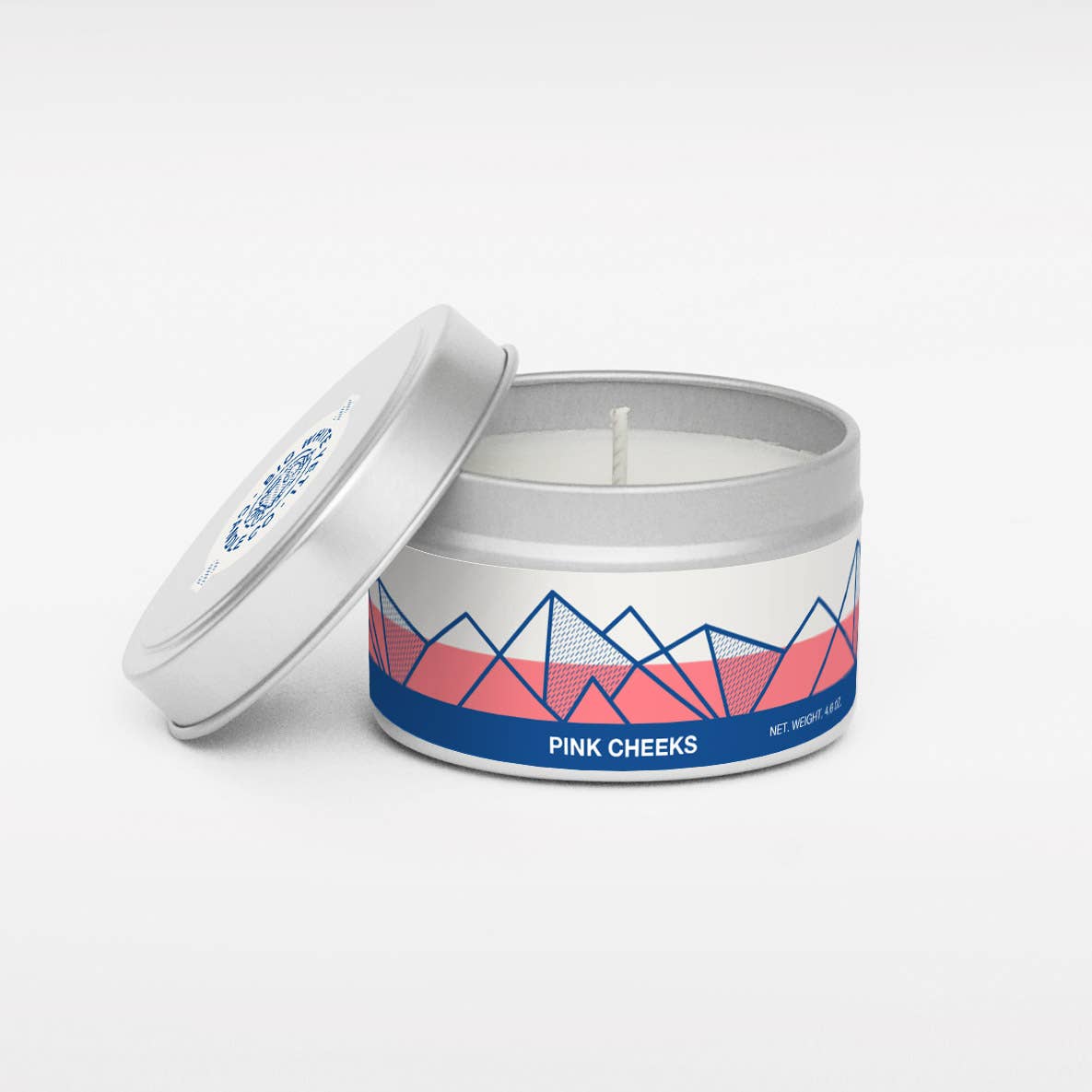 Big White Yeti - Wholesale Jar/Filled Candle - Pink Cheeks Soy Candle - 6oz tin or 8oz glass jar0