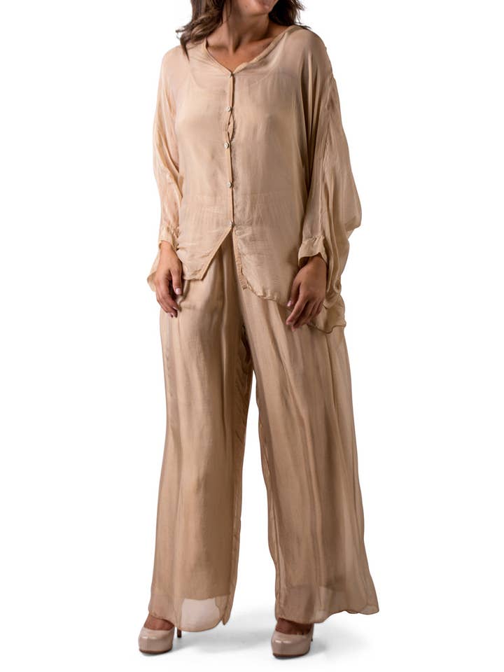 Gigi Moda - Wholesale Pants - Women's - Silk Palazzo Pants13