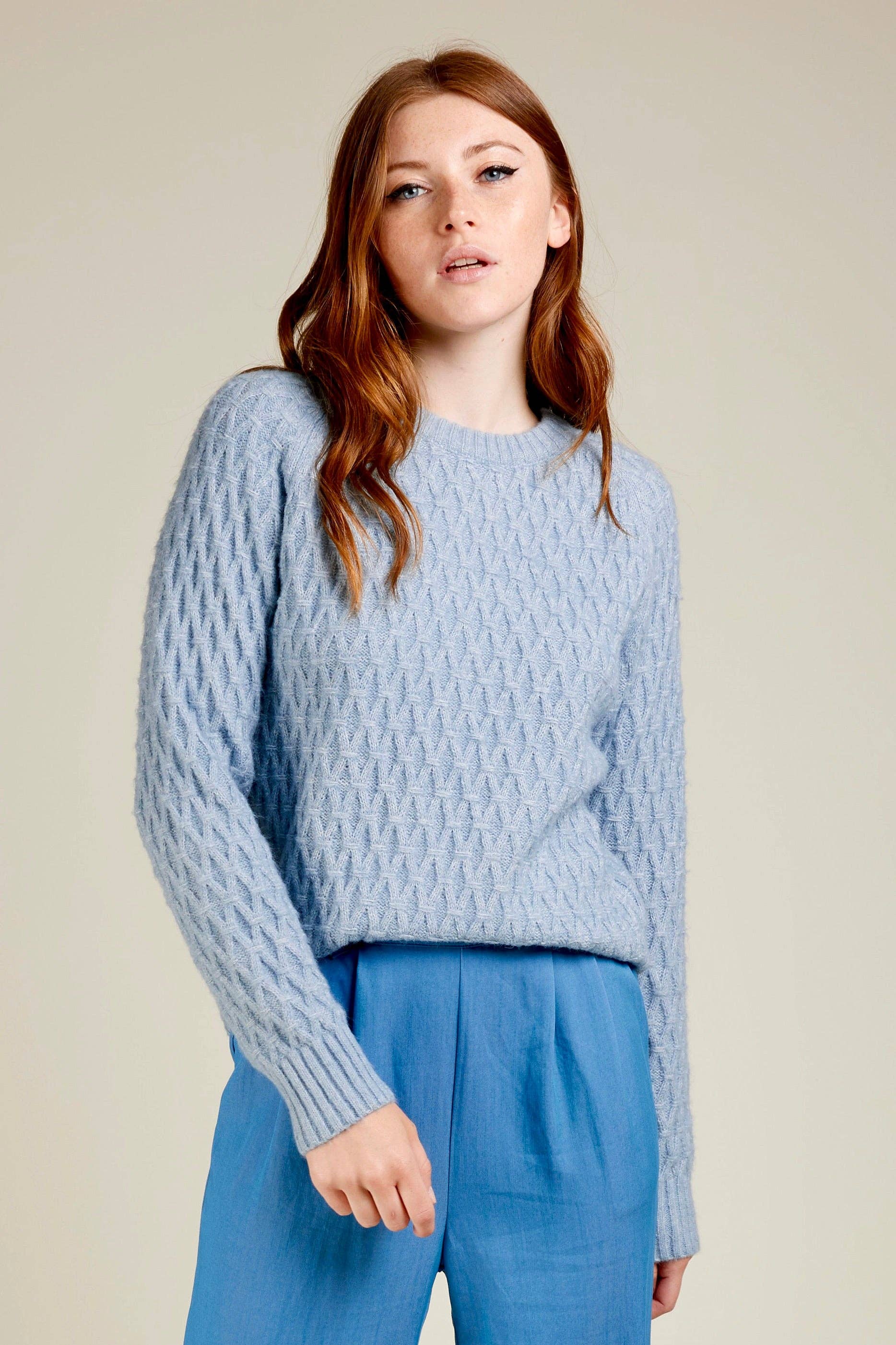 HEMEL PETRA - Trui met geometrisch patroon voor groothandel op Faire15