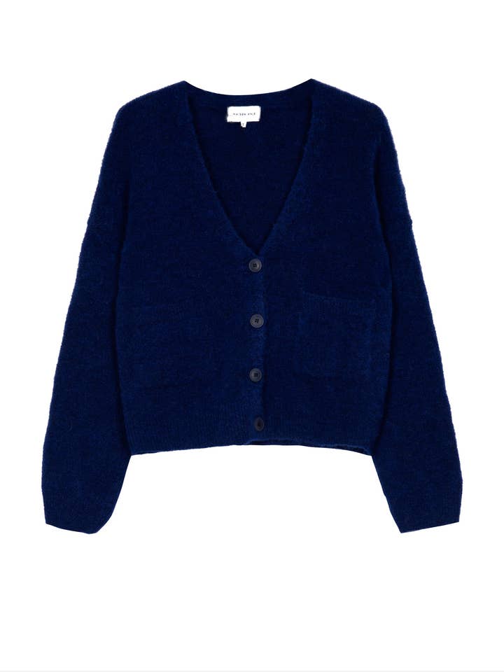 CARDIGAN BRIELLY royal for wholesale by Maison Anje