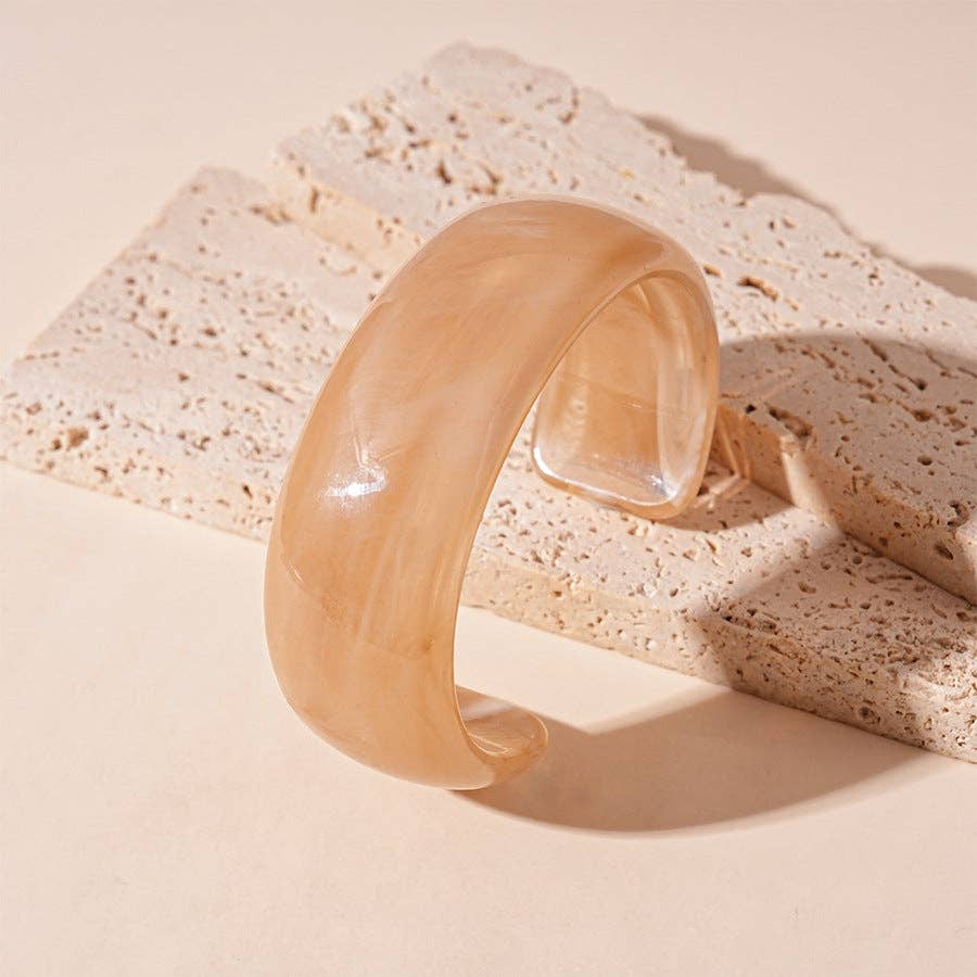 Dipped Shop – Pulseira de missangas por atacado – Pulseiras Abertas Acrílicas Tie-Dye Vintage DP25D6274