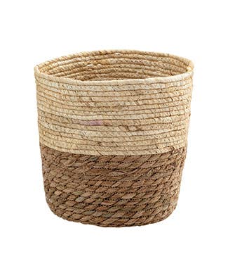 Napco - Wholesale Plant Pot - 2 Tone Baskets Set of 3 - Storage - Planters Item # 651985
