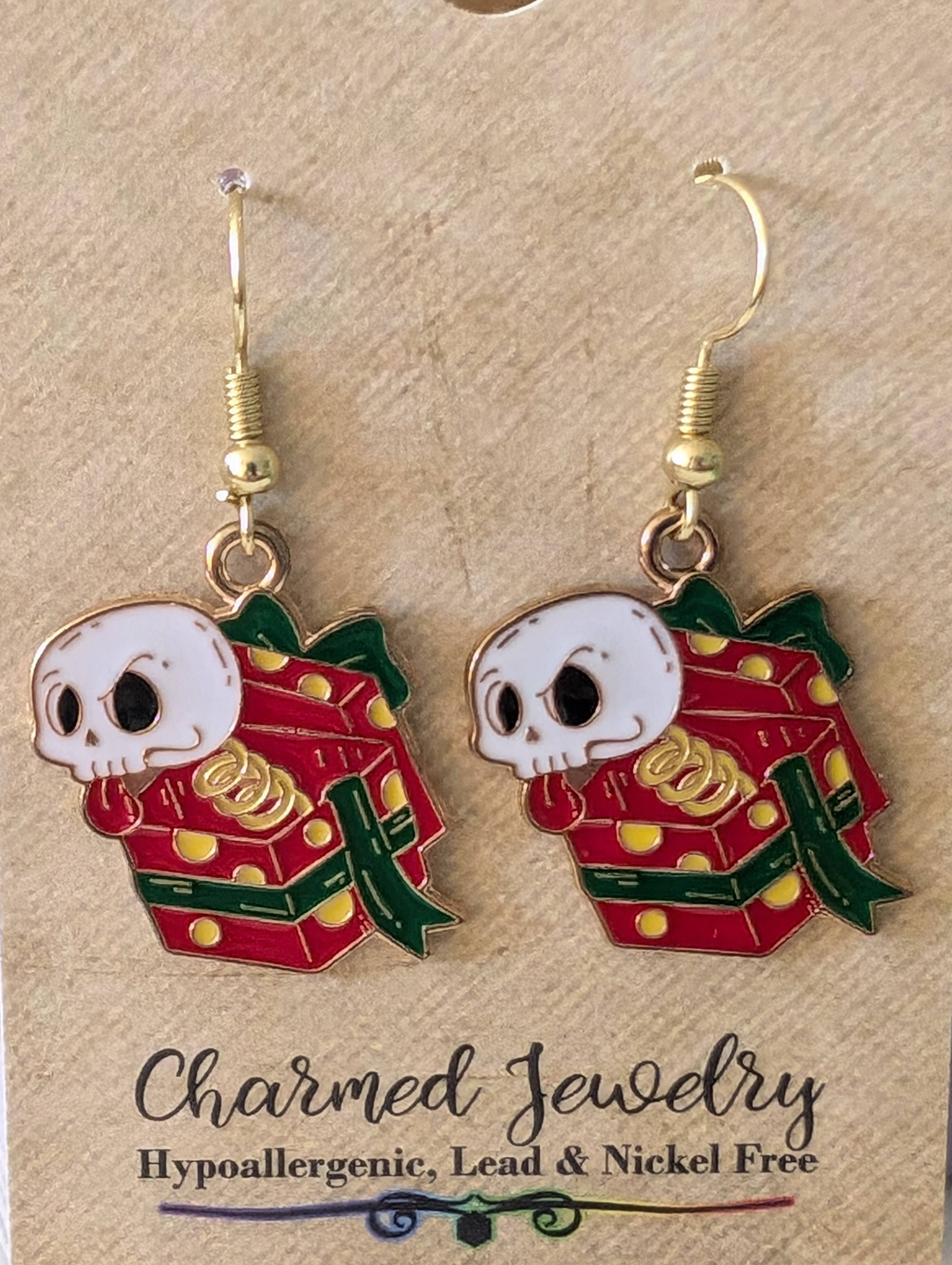 Con-Quest Crafts - Wholesale Charm/dangle bracelet - Nightmare Christmas Earrings, Necklaces & Zipper Pulls12