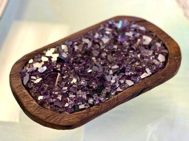 Plaid Rooster Co - Wholesale Jar/Filled Candle - "FIRE BOWL" Dough Bowl Soy Candle (Various Colors/Scents)9