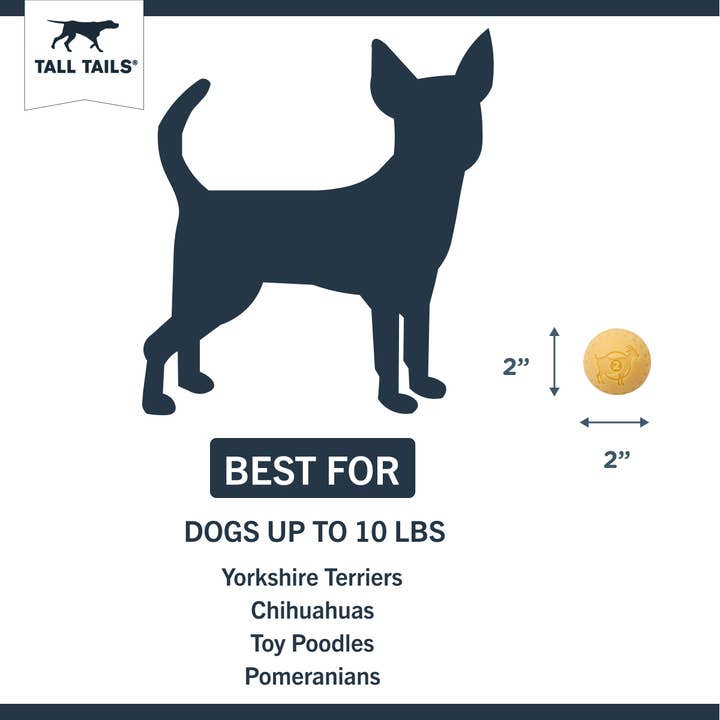 Tall Tails - Wholesale Pet Fetch Ball - Dog - Tall Tails GOAT Sport Balls, 2-Pack- Small4