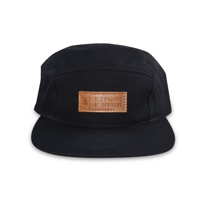 Black Sitka 5-Panel Hat Kids for wholesale on Faire