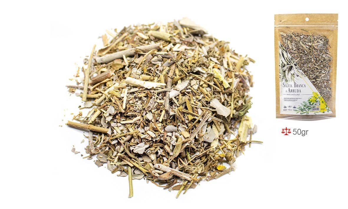 Esoterica Arte - Wholesale Herbs - White Sage Herbs/Arruda 50gr (3 units)0