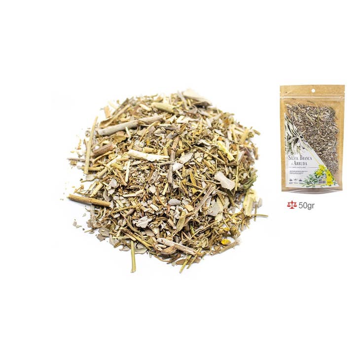 Esoterica Arte - Wholesale Herbs - White Sage Herbs/Arruda 50gr (3 units)