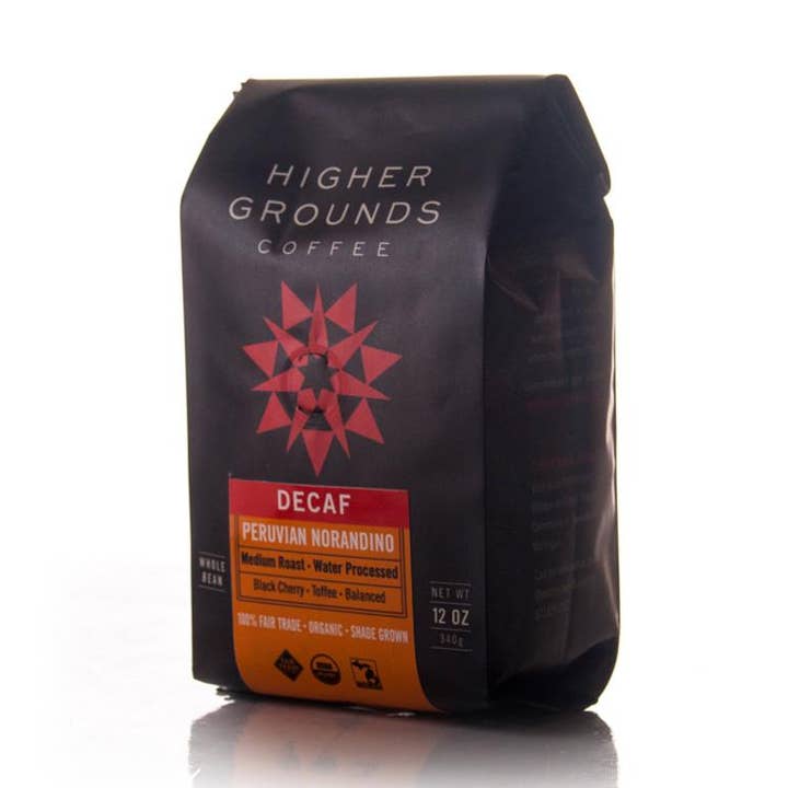Decaf Medium Roast | Organic Water-Processed Single Origin Coffee for wholesale by Higher Grounds Coffee