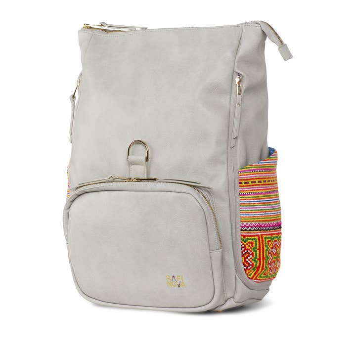 Grey Voyager Backpack Multi Sapa 1398P for wholesale by Rafi Nova