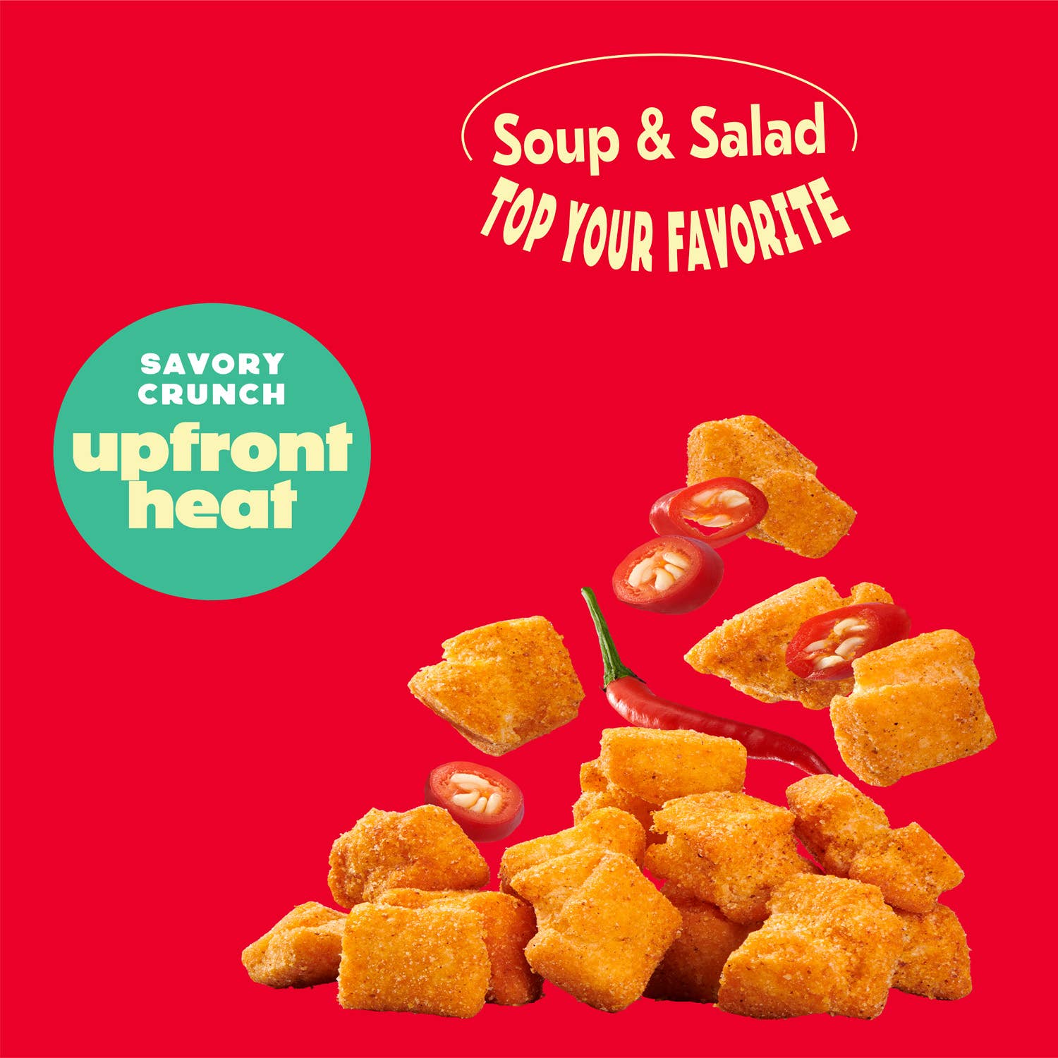 Sun Tropics - Wholesale Puffed Snack - Sun Tropics Mochi Crunch, Thai Bird Sriracha, 6 x 3.5oz3